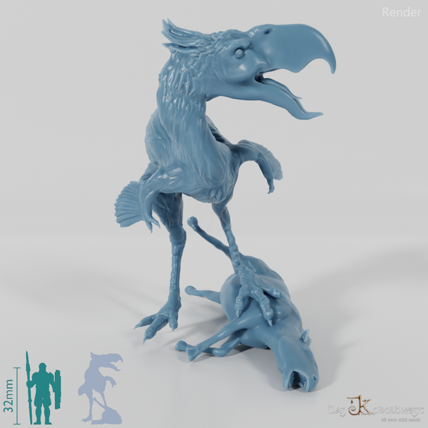 Titanis walleri 05 (with prey) - JJP