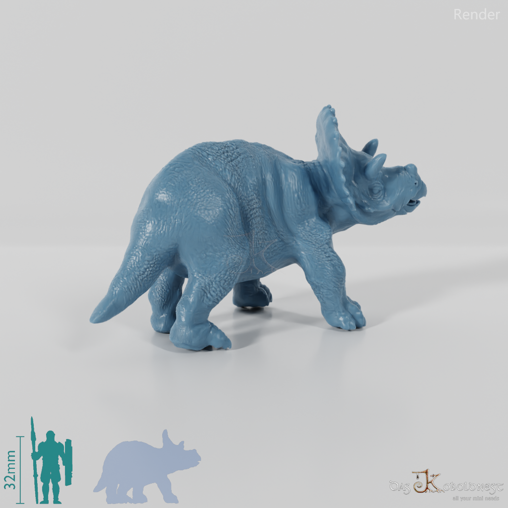 Triceratops horridus 06 (Jungtier) - JJP