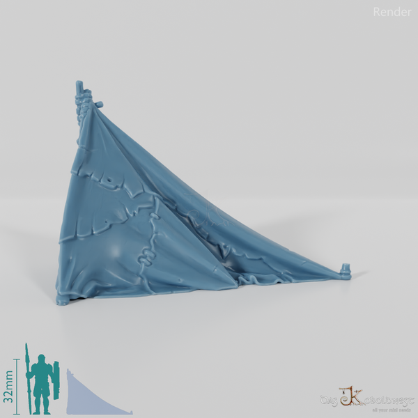 Zelt - Kleines Zelt aus Tierhäuten