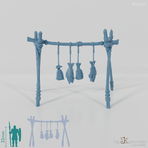 Animal Processing - Dried Fish Rack B