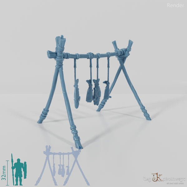 Animal Processing - Dried Fish Rack B