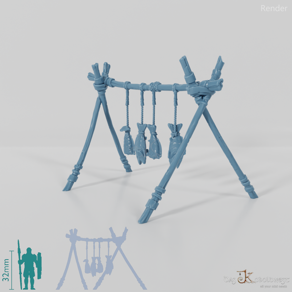 Animal Processing - Dried Fish Rack B