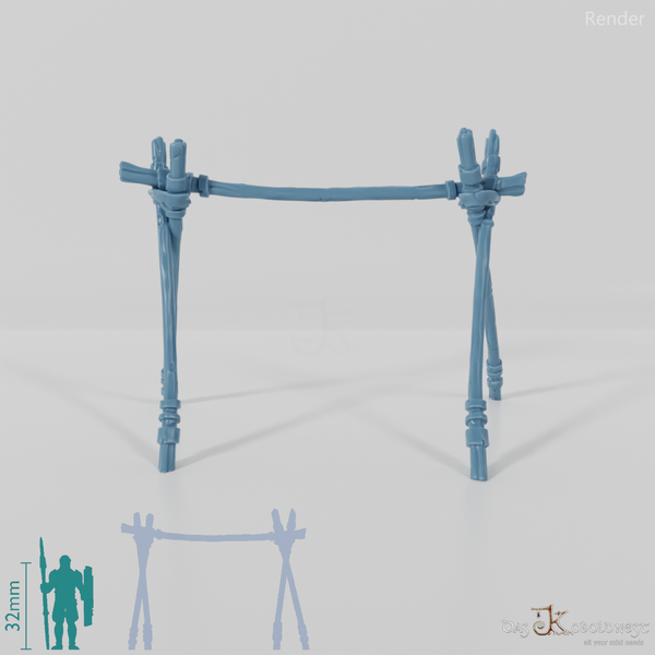 Animal Processing - Dried Fish Rack C