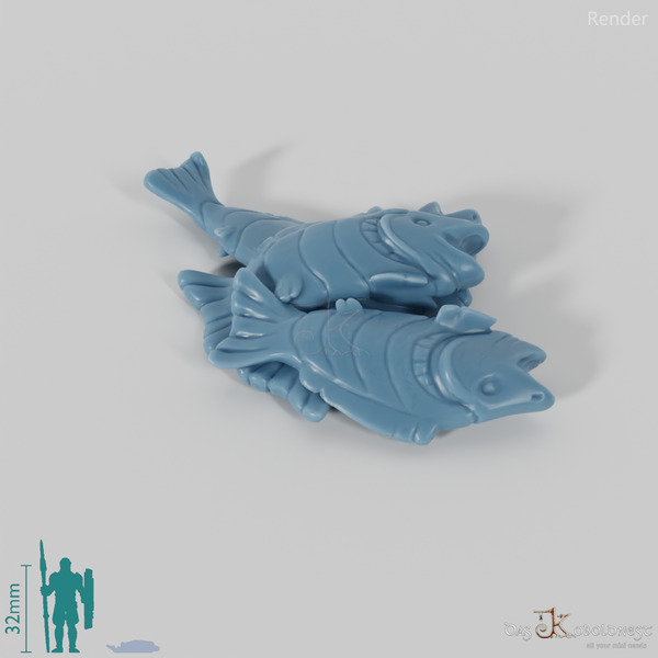 Meat - piles of dead fish