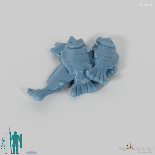 Meat - piles of dead fish