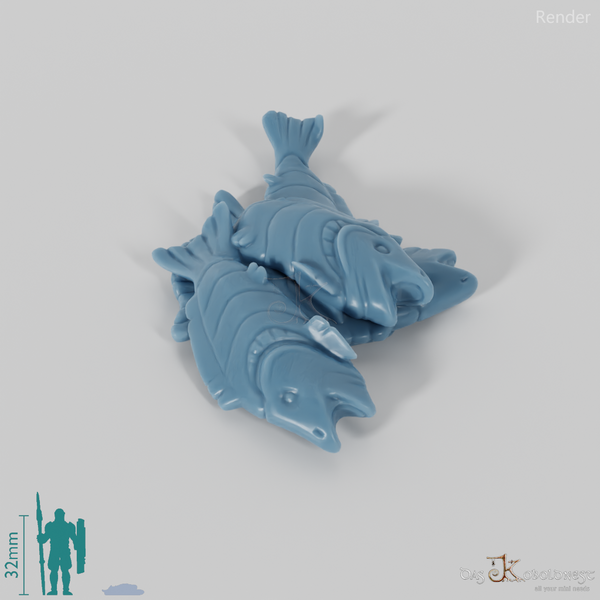 Meat - piles of dead fish