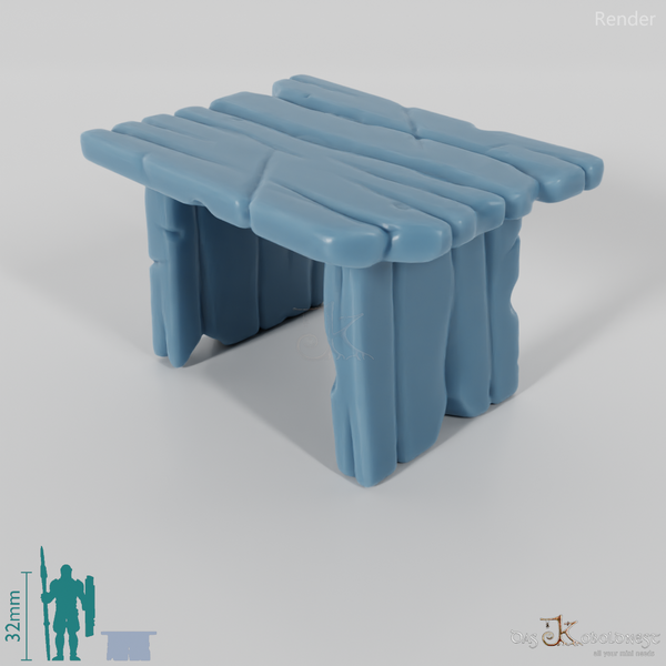 Stool - Small wooden stool