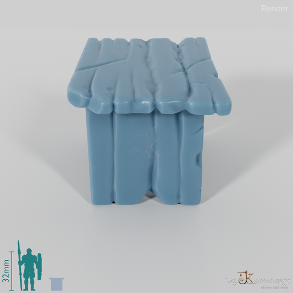 Stool - Small wooden stool