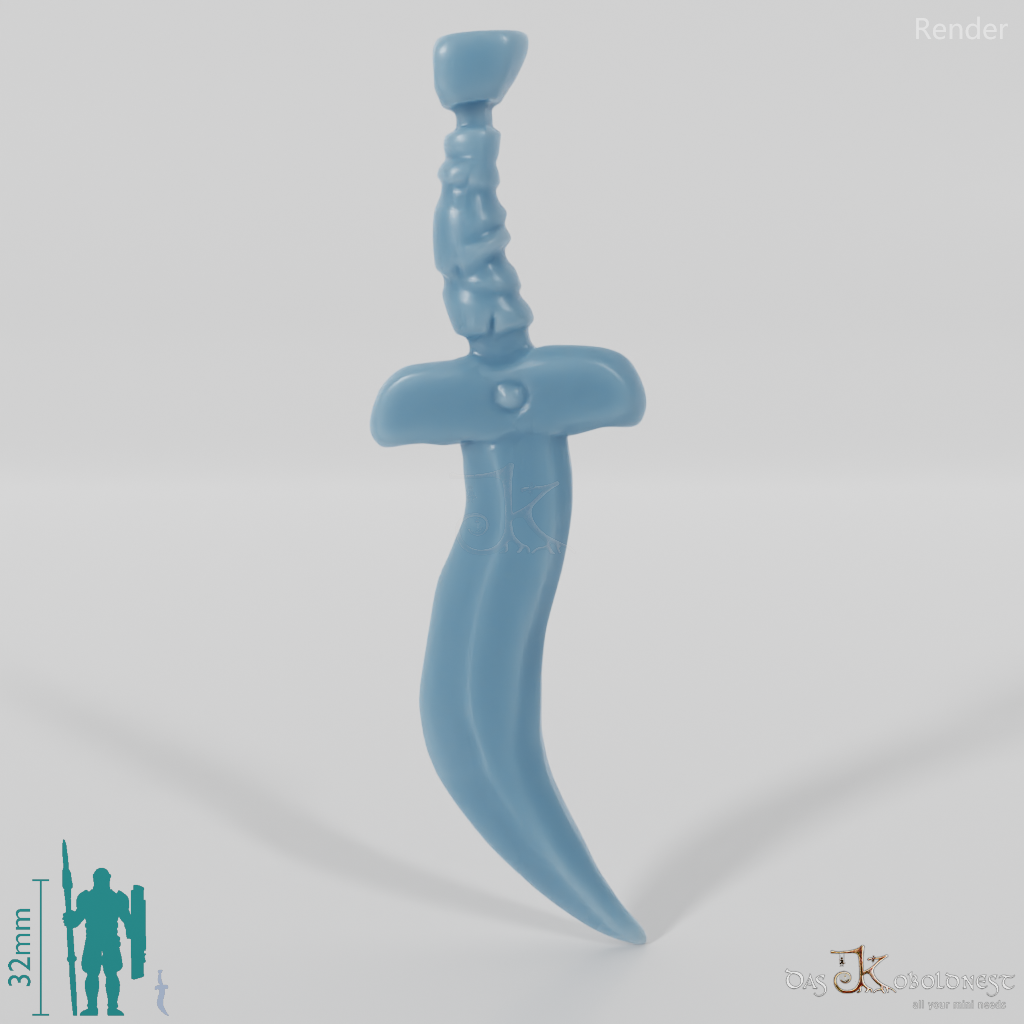 Curved dagger