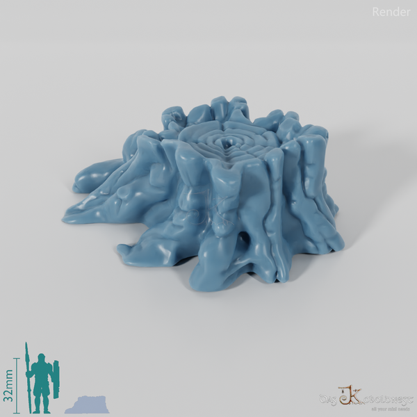 Knorriger Baumstumpf