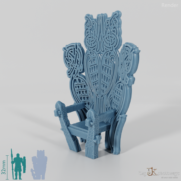 Thron - Thron des Wikingerkönigs