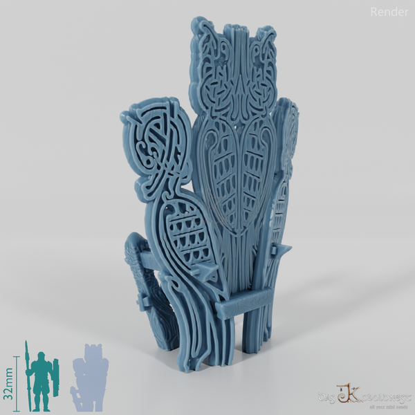 Thron - Thron des Wikingerkönigs