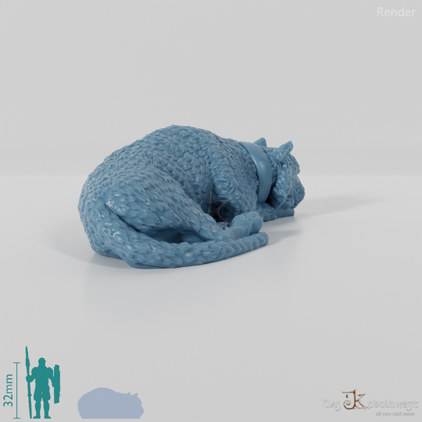 Big cat - lying giant tiger