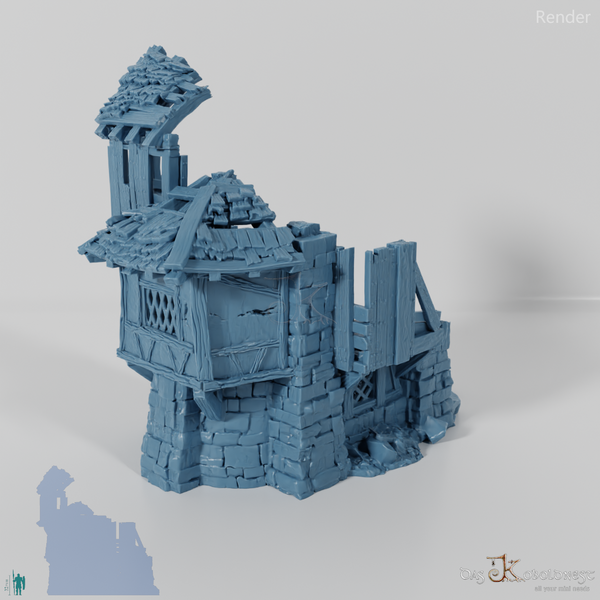 Old half-timbered ruins 01