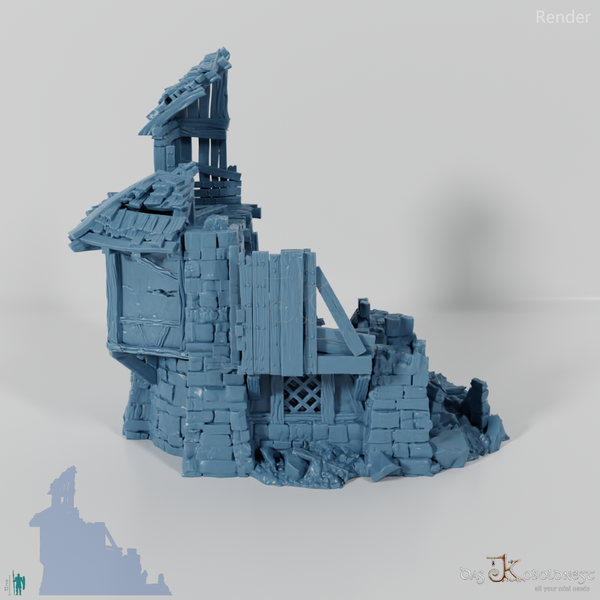 Old half-timbered ruins 01