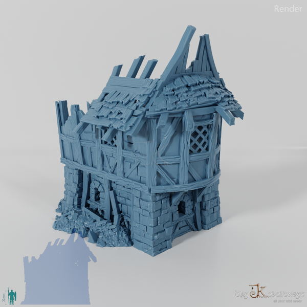 Old half-timbered ruins 02