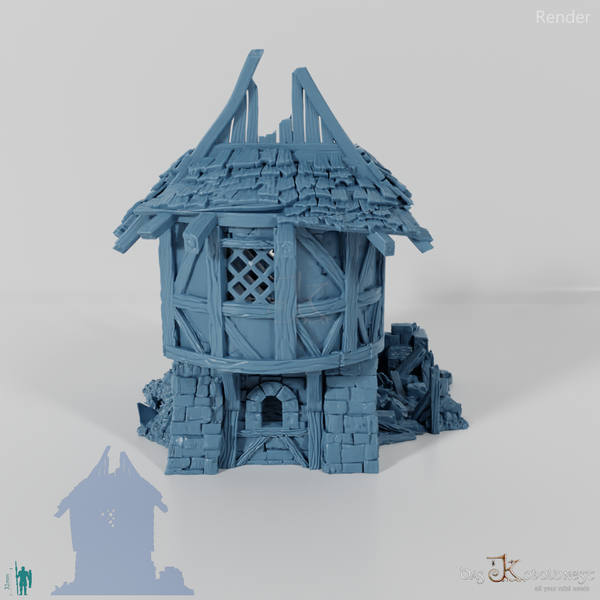 Old half-timbered ruins 02