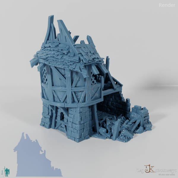 Old half-timbered ruins 02