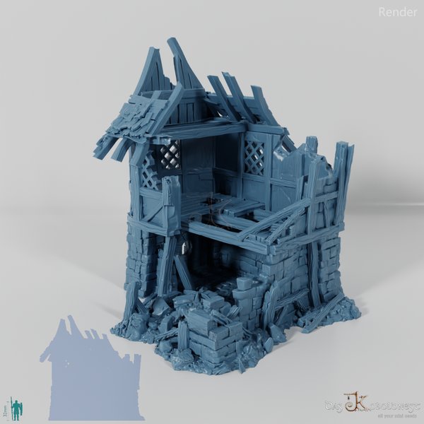 Old half-timbered ruins 02