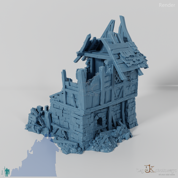 Old half-timbered ruins 02