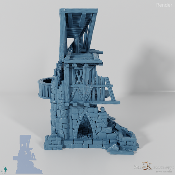 Old half-timbered ruins 03