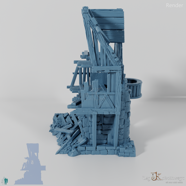 Old half-timbered ruins 03