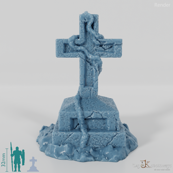 Weathered gravestone 01