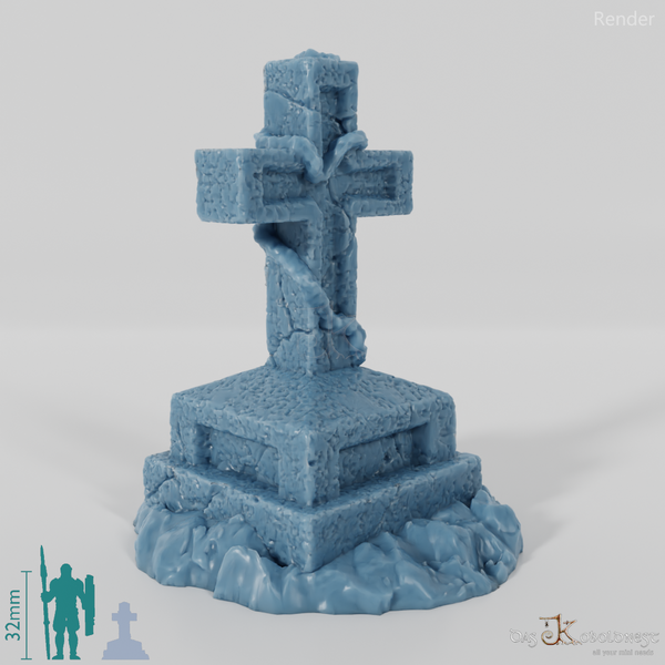 Weathered gravestone 01