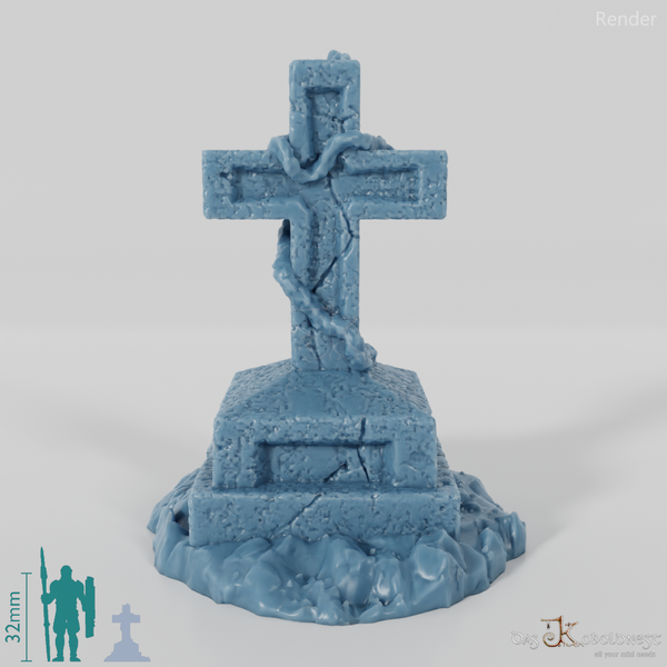 Weathered gravestone 01