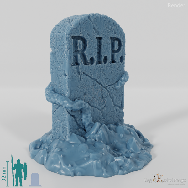 Weathered gravestone 05