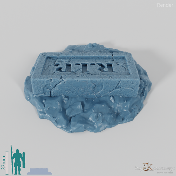 Weathered gravestone 06