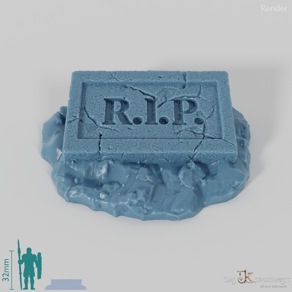 Weathered gravestone 06