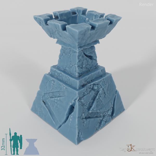 Fire Bowl - Dwarven Fire Pillar 01, extinguished