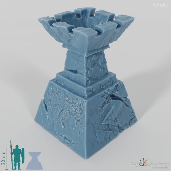 Fire Bowl - Dwarven Fire Pillar 01, extinguished