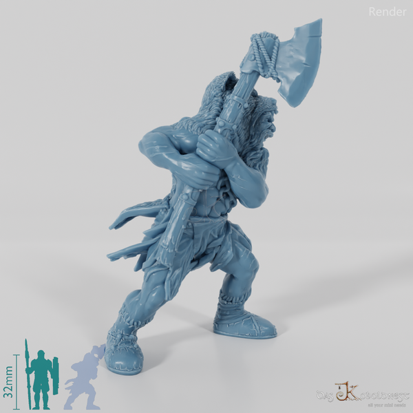 Bear Totem Norse Berserker (Axe)