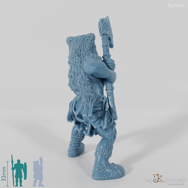 Bear Totem Norse Berserker (Axe)