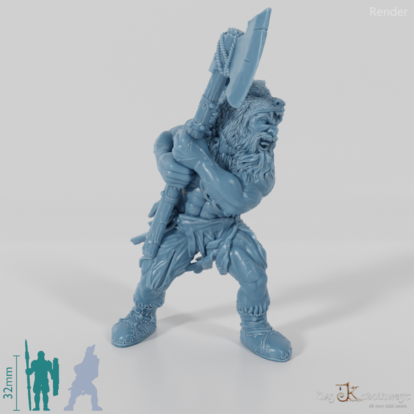 Bear Totem Norse Berserker (Axe)