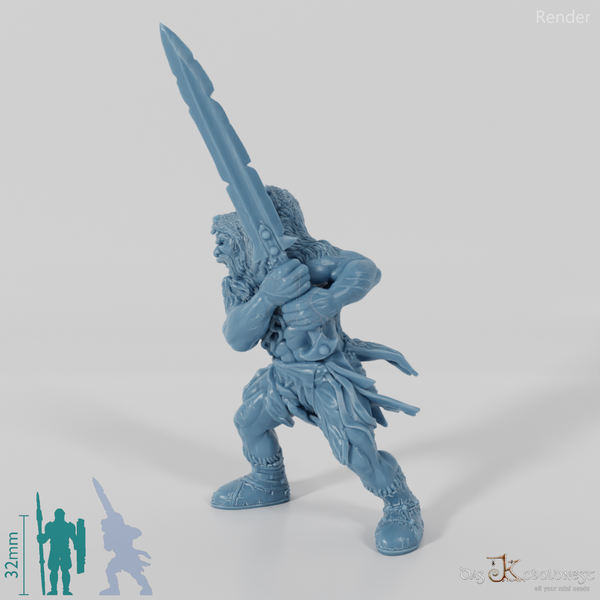 Bear Totem Norse Berserker (Sword)