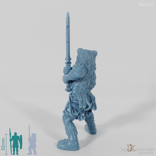 Bear Totem Norse Berserker (Sword)