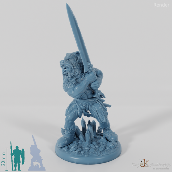 Bear Totem Norse Berserker (Sword)