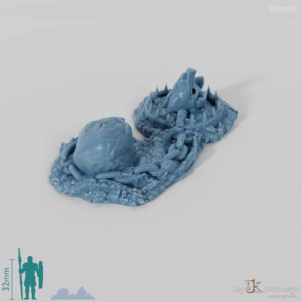 Trap - Camouflaged bear trap with bait