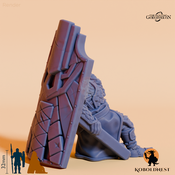 Minenzwerg-Schatzwächter - Schildträger