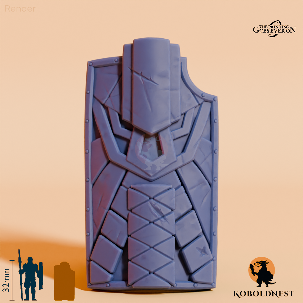 Minenzwerg-Schatzwächter - Schildträger