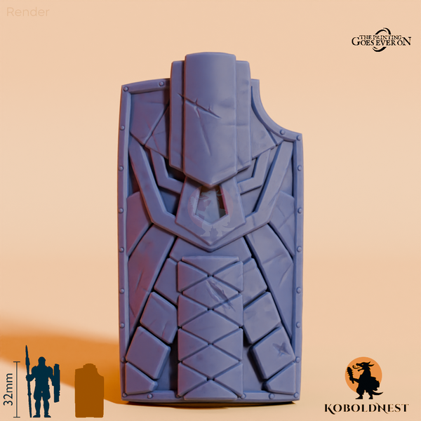 Minenzwerg-Schatzwächter - Schildträger