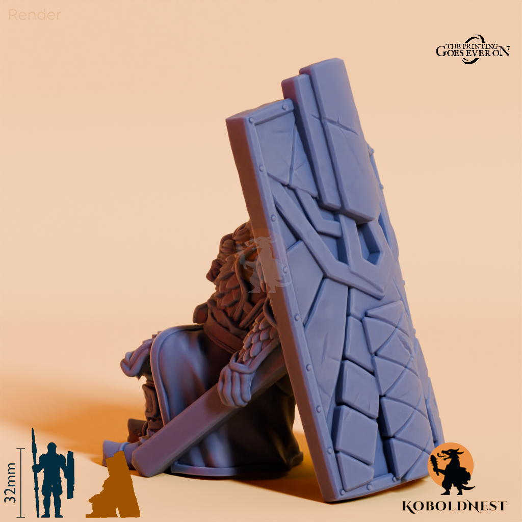 Minenzwerg-Schatzwächter - Schildträger