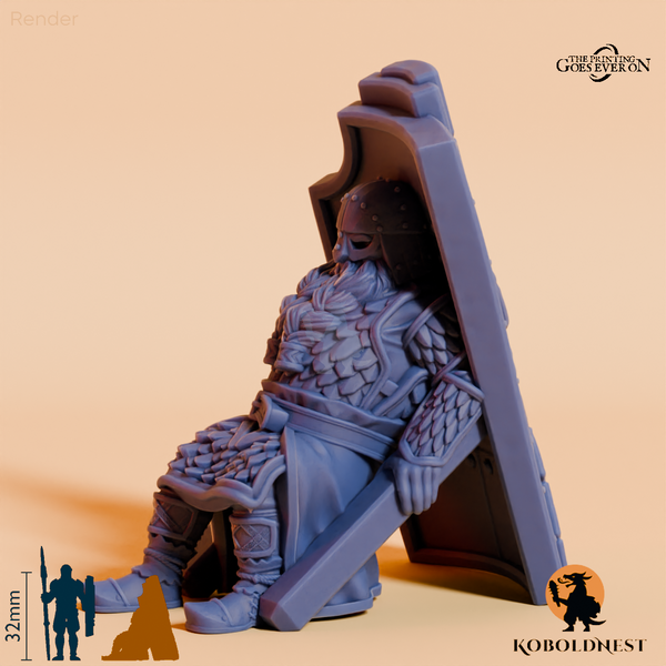 Minenzwerg-Schatzwächter - Schildträger