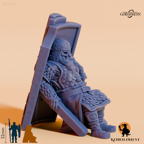 Minenzwerg-Schatzwächter - Schildträger