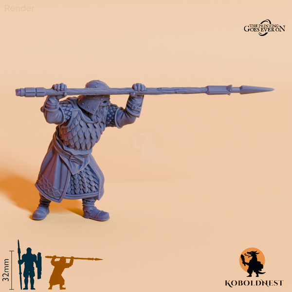 Minenzwerg-Schatzwächter - Speerträger