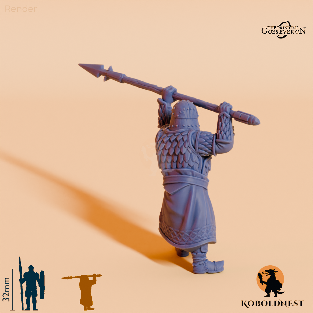 Minenzwerg-Schatzwächter - Speerträger