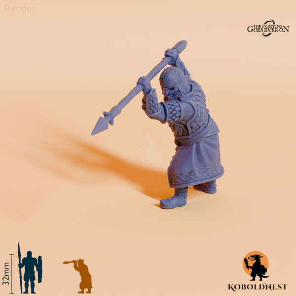 Minenzwerg-Schatzwächter - Speerträger